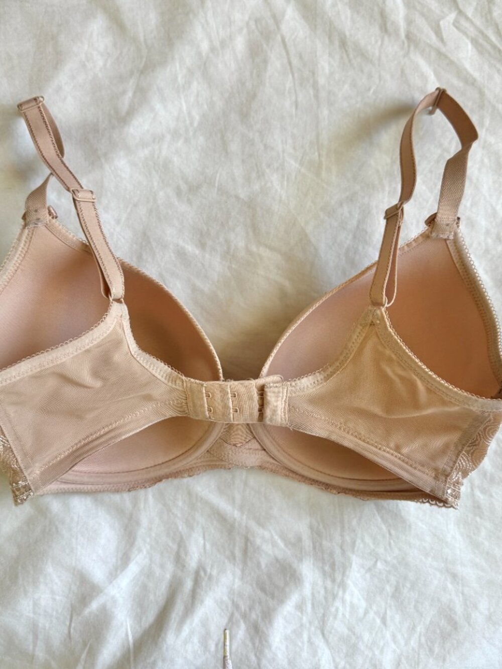 Panache 32FF (32H) Cari Spacer Bra Champagne Nude Underwire - Picture 5 of 7